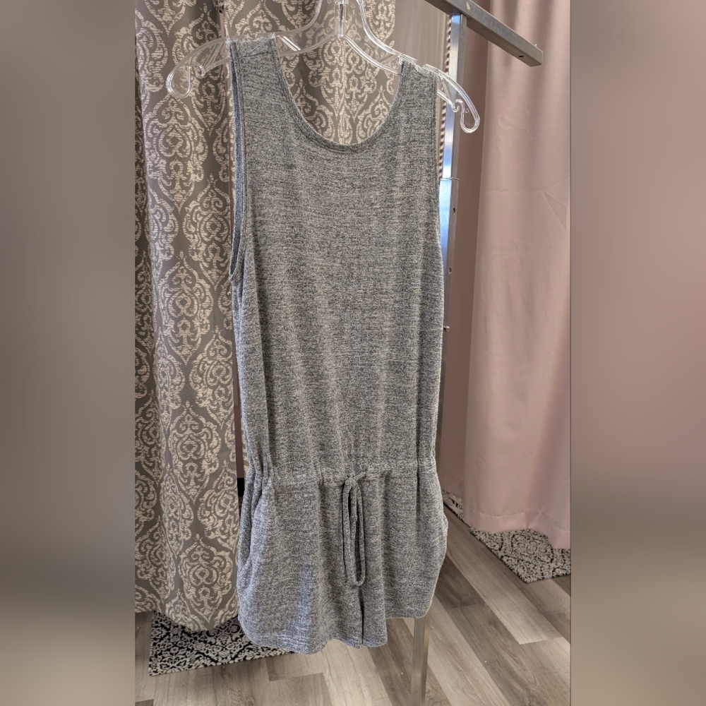 GAP Gray Sleeveless Romper